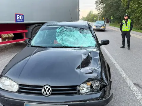 На Вінниччині Volkswagen збив 66-річного чоловіка, який вибіг на дорогу