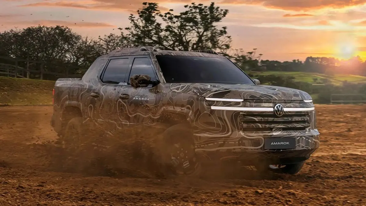 Новий VW Amarok для Південної Америки: китайська база та гібрид понад 470 к.с.
