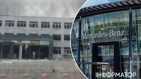Обстріл Одеси зачепив автоцентр Mercedes-Benz: салони чотирьох брендів працюють