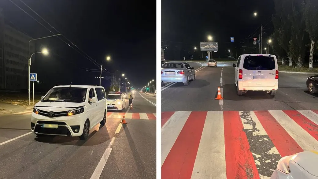 У Черкасах Toyota Proace збила жінку на нерегульованому переході: відкрито справу