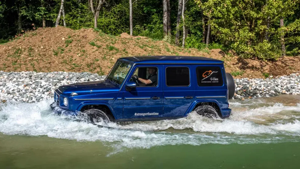 Mercedes хоче навчити Geelandwagen плавати: патент на «розумний» човен