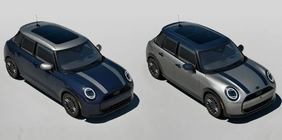 MINI показала Rooftop Editions: дві версії з контрастним дахом