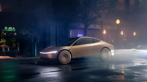 Cybercab застряг на парковці: роботаксі Tesla завершило поїздку там, де й почало