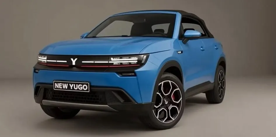 Yugo показав AI-концепт чотиридверного кабріолета-кросовера