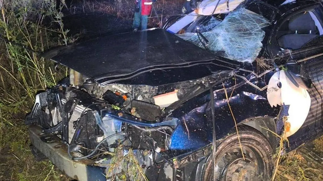 Миколаївщина: п'яний водій перекинув Toyota Avensis, 15-річна пасажирка в лікарні