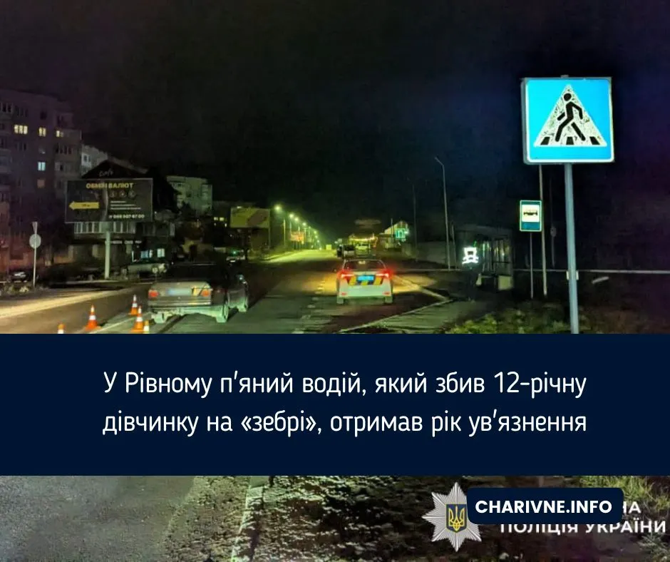 П'яний водій на Mercedes збив дитину на «зебрі»: вирок — рік в'язниці