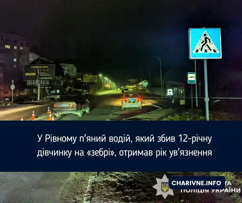 П'яний водій на Mercedes збив дитину на «зебрі»: вирок — рік в'язниці