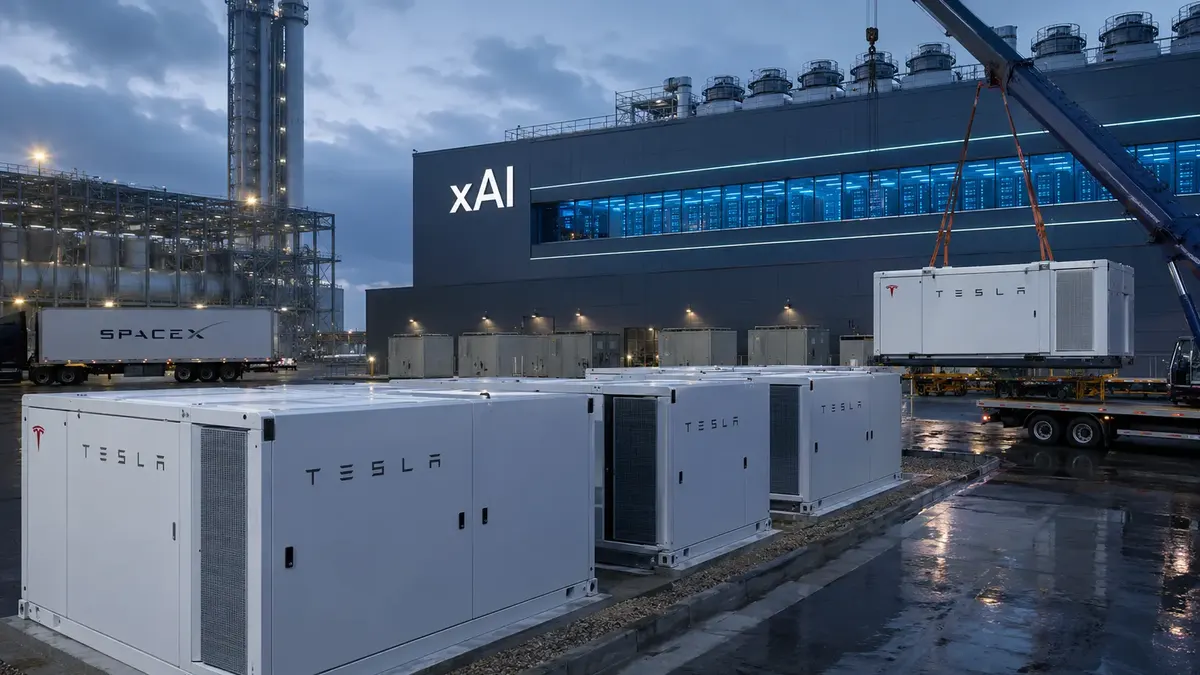 SpaceX купила у Tesla Megapack на $329 млн: батареї підуть у дата-центри xAI