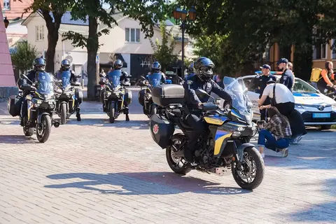 Вінницькі патрульні виїхали на Yamaha Tracer 9: деталі мотоекіпажів