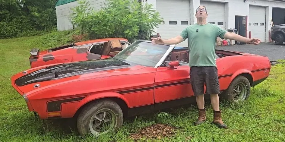 Рідкісний Mustang Super Cobra Jet 1971 року знайшли покинутим: один із 32 кабріолетів