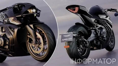 Титанова рама на 5 кг і 130 к.с.: Aston Martin та Brough Superior показали дорожній AMB 002 Roadster