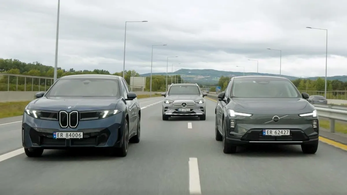 BMW iX3 проїхав 544 км на трасі й обійшов Mercedes-Benz GLC Electric та Volvo EX60