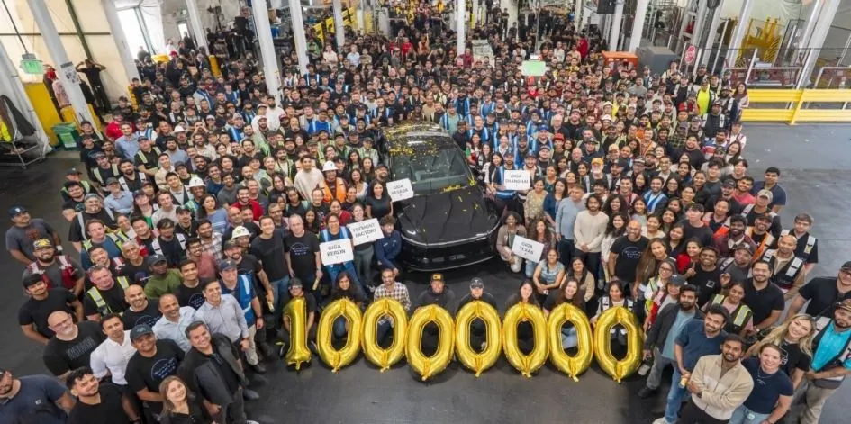 Tesla подолала позначку у 10 мільйонів електрокарів: ювілейним став Model Y