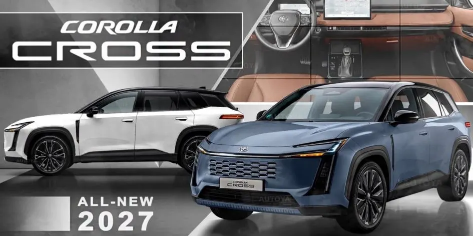 Toyota Corolla Cross: якою може бути модель 2027 року на свіжих рендерах