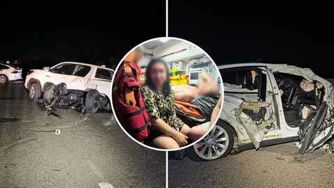 Tesla Model X на шаленій швидкості: п'яна водійка влаштувала ДТП на Харківщині