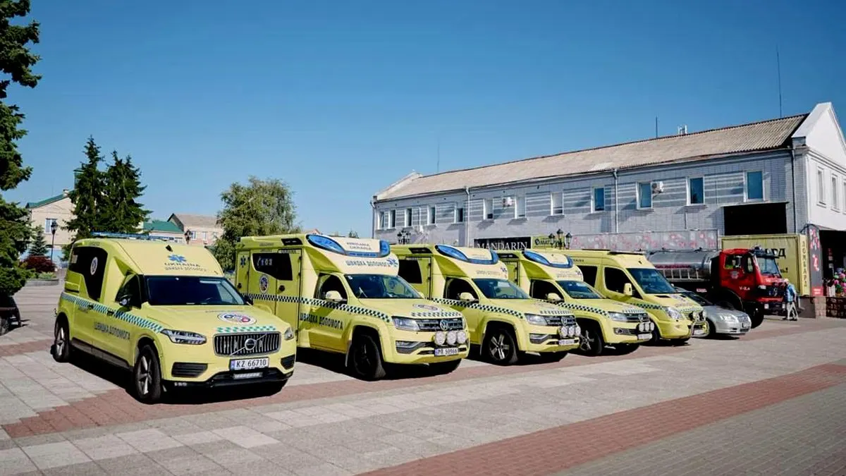 Корсунь-Шевченківська громада передала більшість норвезьких авто військовим