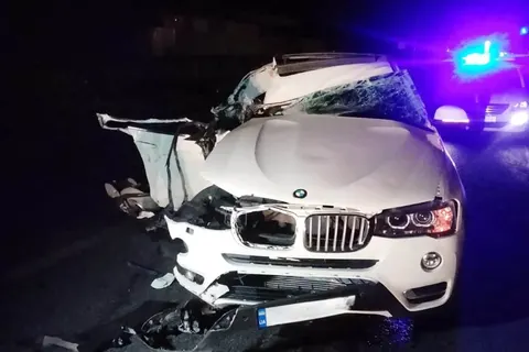BMW X3 на 152 км/год без прав: водій травмував власне немовля у ДТП під Ворзелем